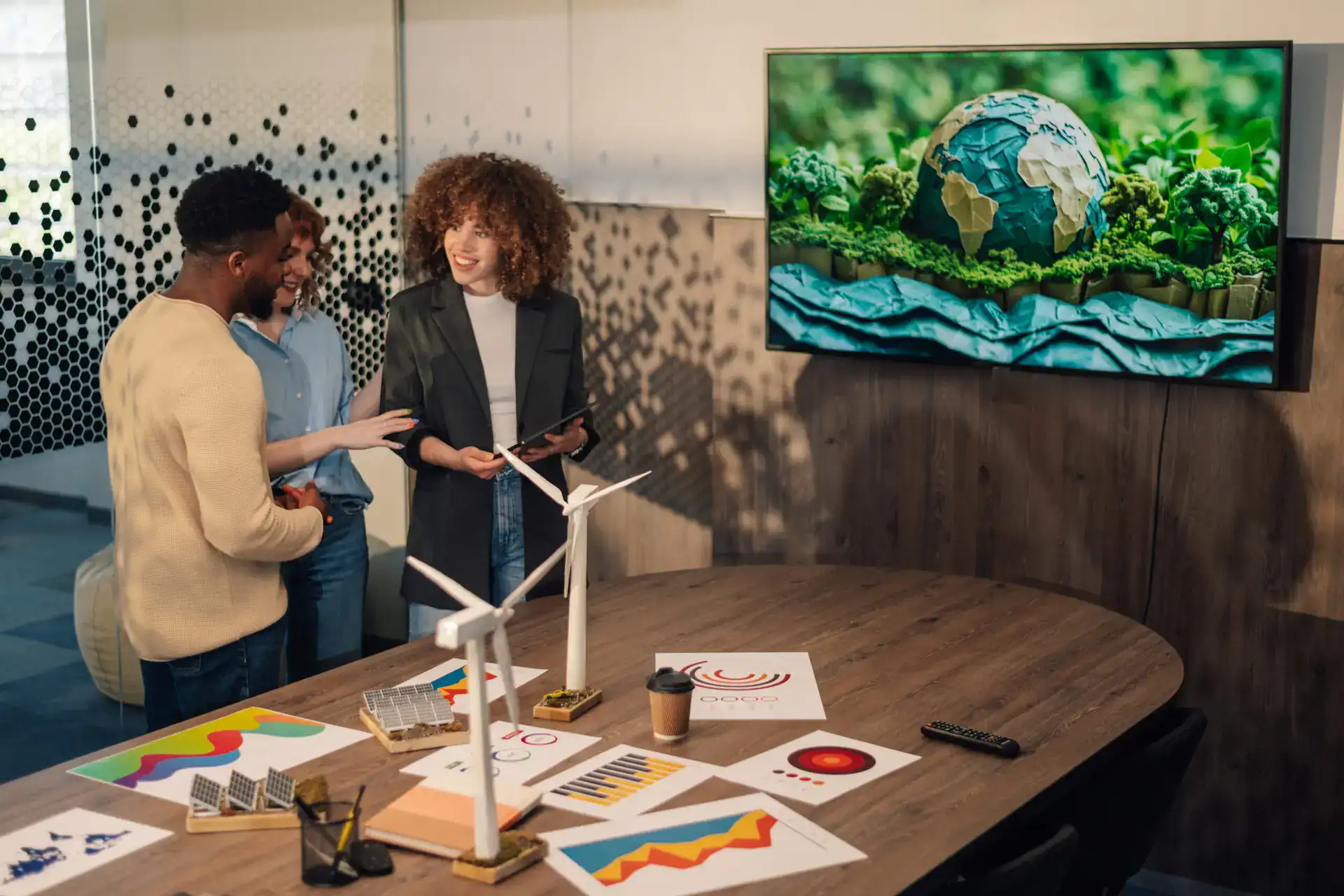 interracial environmentalists discussing renewable 2025 04 03 20 24 18 utc scaled